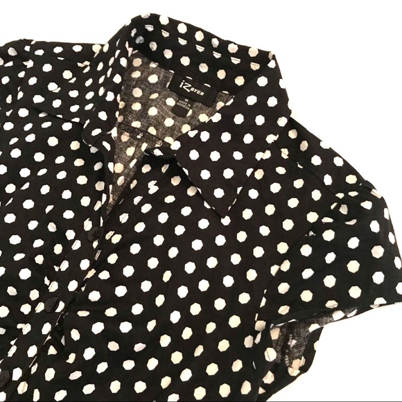 Black & White Polka Dot Pouf Bottom Layered Dress - Picture 4 of 5